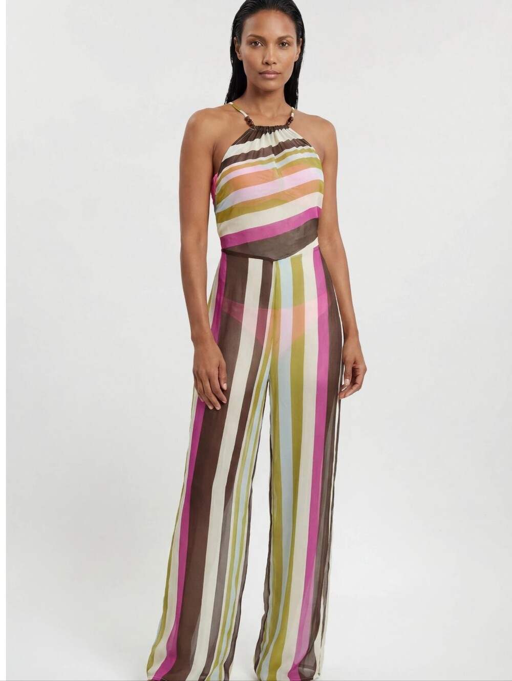 Karen Millen  Viscose Cover Up Jumpsuit  Size M US